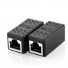 Extensor de Cabo RJ45 conector Cat7/6/5e Ethernet