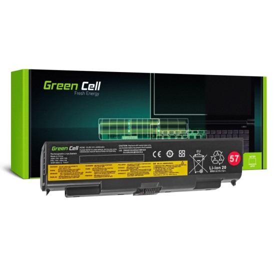 Green Cell  Bateria Lenovo ThinkPad T440P T540P W540 W541 L440 L540 / 11,1V 4400mAh