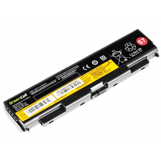 Green Cell  Bateria Lenovo ThinkPad T440P T540P W540 W541 L440 L540 / 11,1V 4400mAh