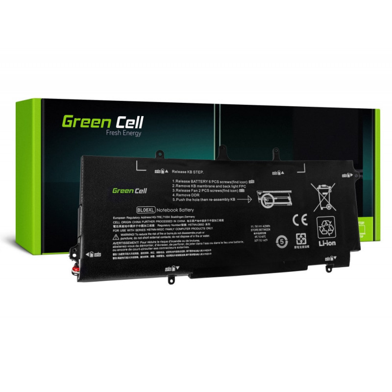 Green Cell Bateria para HP EliteBook Folio 1040 G1 G2 / 11,1V 3100mAh