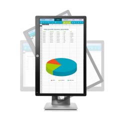 Monitor HP EliteDisplay E222 21,5" Full HD Saída