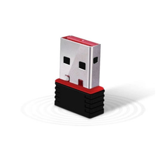 Adaptador Wi-Fi USB sem Fios 2,4G, WLAN, USB 2.0, Receptor de Wi-Fi para Tablet/PC/TV, A+