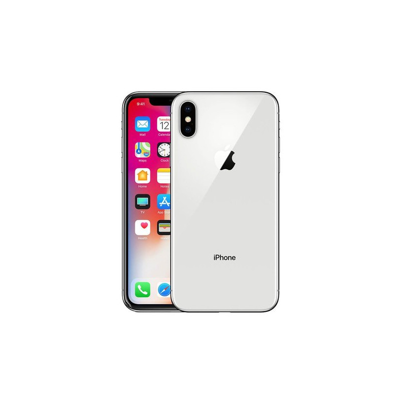 Apple iPhone X 256GB, Prata, A+