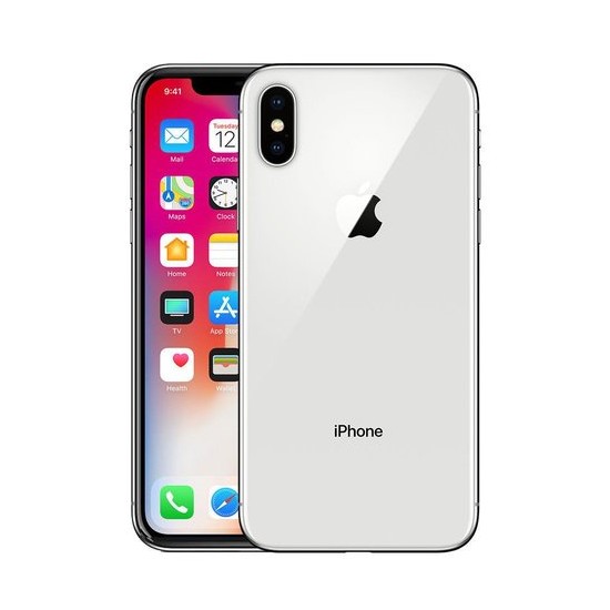 Apple iPhone X 256GB, Prata, A+