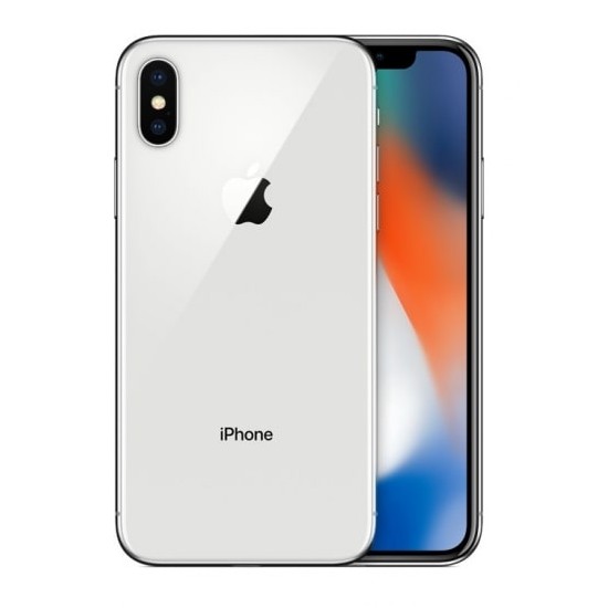 Apple iPhone X 256GB, Prata, A+