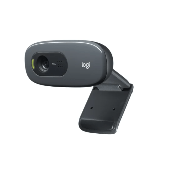 Logitech C270 720p, Cinza, A+