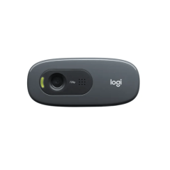 Logitech C270 720p, Cinza, A+