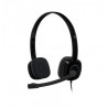 LOGITECH H151 auscultadores com Microfone Preto