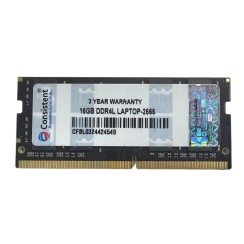 Memória RAM Consistent 16GB DDR4L SODIMM 2666MHz (CFBL0324424549)