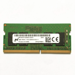 Memória RAM Micron 8GB DDR4 SODIMM 1Rx16 PC4-3200AA-SCO-11 3200 MHz, 1,2 V, 260 pinos, Km0