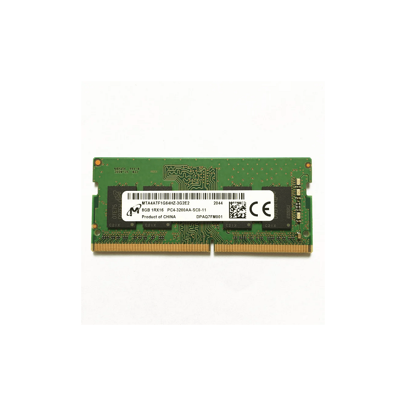 Memória RAM Micron 8GB DDR4 SODIMM 1Rx16 PC4-3200AA-SCO-11 3200 MHz, 1,2 V, 260 pinos, Km0
