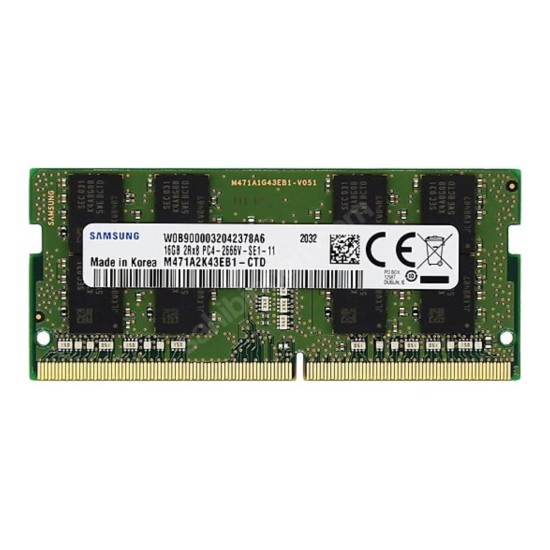 Memória RAM Samsung 16GB DDR4 PC4 SODIMM 1.2V 2666MHz (M471A2K43CB1-CTD), A+
