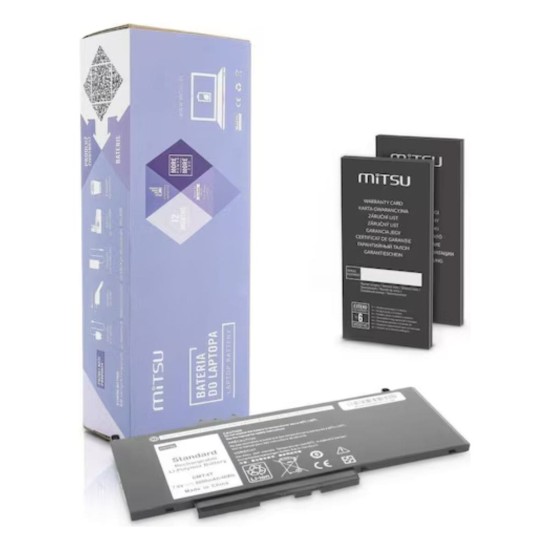 Mitsu Bateria para Dell Latitude E5470, E5570 (6000 mAh) 7.6V
