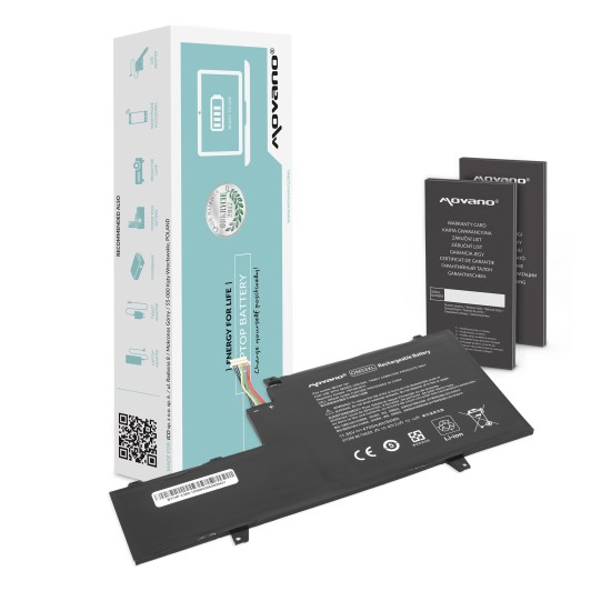 Bateria Mitsu para Dell XPS 13 9360 7,6 V (7,4 V) 6100 mAh (46 Wh)