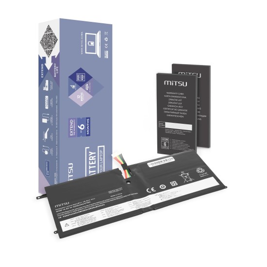 Bateria Mitsu para Lenovo Thinkpad X1 Carbon 14,8 V (14,4 V) 3200 mAh (47 Wh)