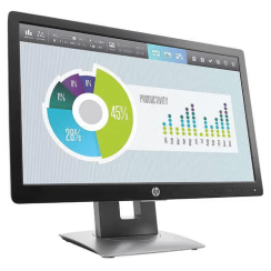 Monitor HP EliteDisplay E202 20" HD+ A+ - Ergonomia e conetividade