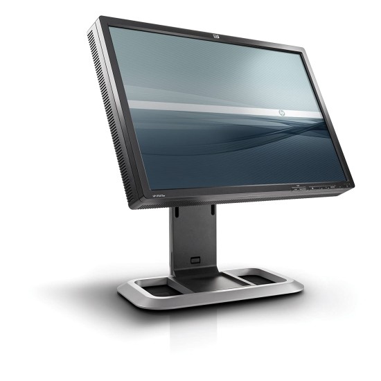 Monitor HP LP2475w 24" WUXGA Grau A- com cabo incluído