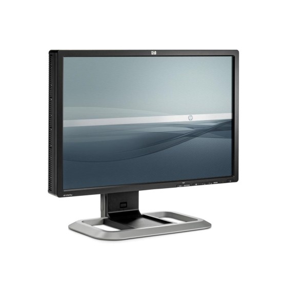 Monitor HP LP2475w 24" WUXGA Grau A- com cabo incluído