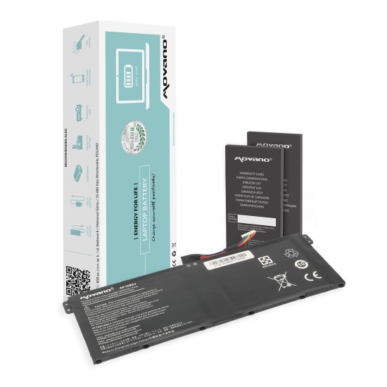 Movano Bateria para Acer Aspire 3 A314, A315 / 7.4V (7.6V) 4800 mAh