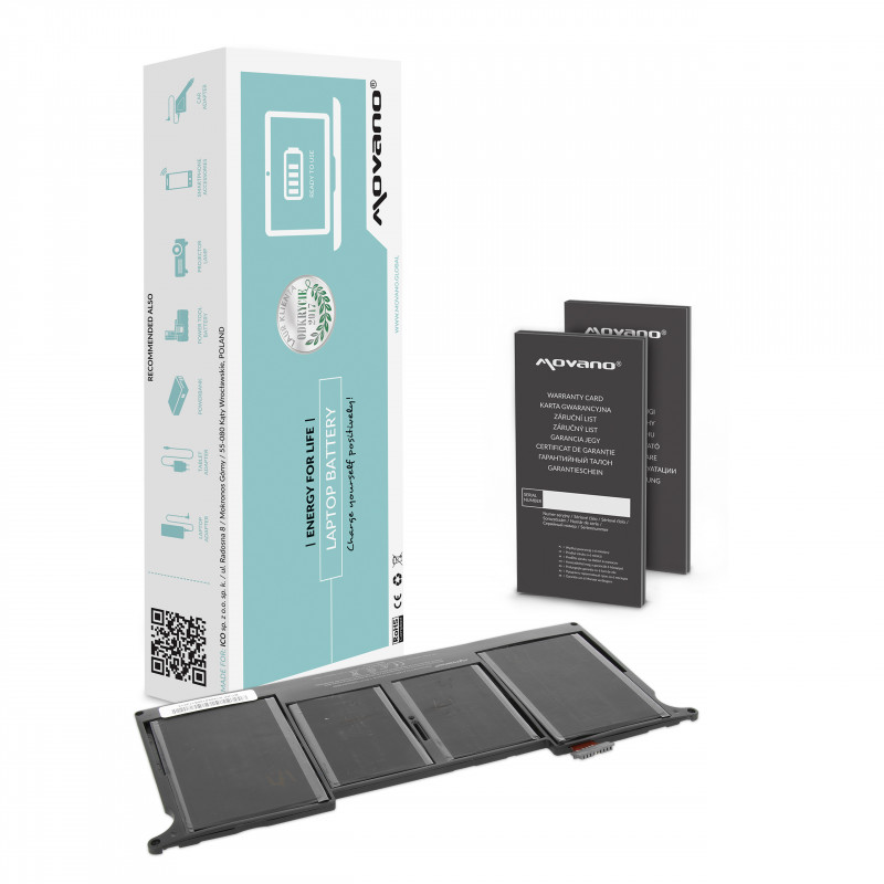 Movano Bateria para Apple MacBook Air 11" - A1370 / 7.3V 5200 mAh