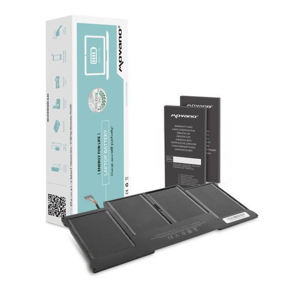 Bateria Movano para Apple MacBook Air 13" - A1377 / 7.3V 5200 mAh