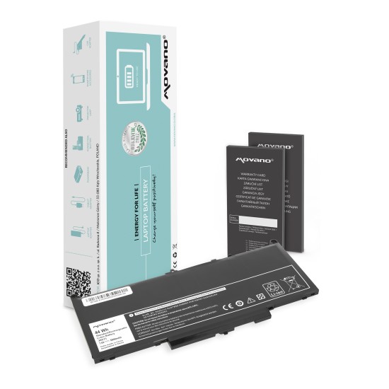 Bateria Movano para Dell Latitude E7270, E7470 / 7.6V (7.4V) 5800 mAh