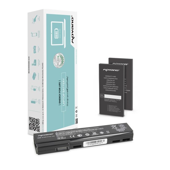Bateria Movano para HP EliteBook 8460p, 8460w / 10,8V (11,1V) 4400 mAh.