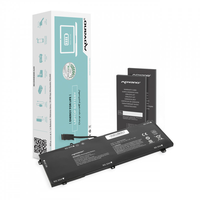 Bateria para HP ZBook Studio G3 / 15,2V 3400 mAh