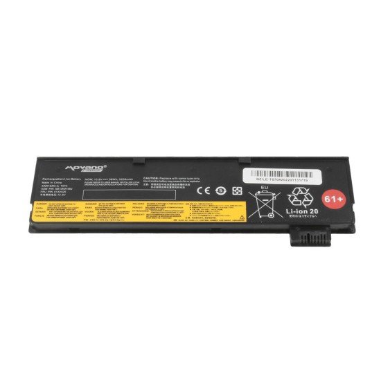 Movano Bateria Premium para Lenovo Thinkpad T570 / 10,8V (11,1V) 5200 mAh