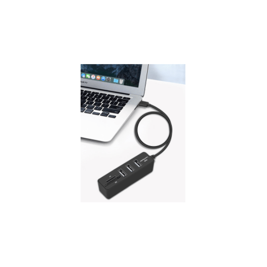 Multiplicador HUB USB 3.0 e Leitor Micro SD e SD (HC)