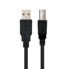 Nanocable Cabo de Impressora USB-A 2.0 Macho para USB-B Macho 1.80m