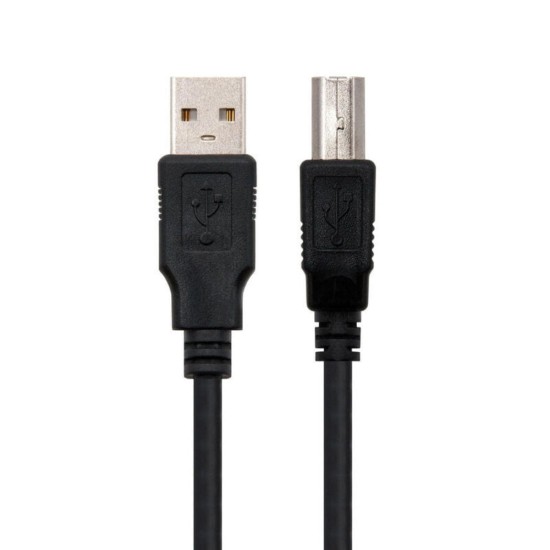 Nanocable Cabo de Impressora USB-A 2.0 Macho para USB-B Macho 1.80m