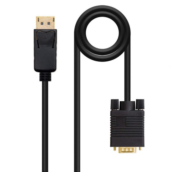 Nanocable Conversor DisplayPort para VGA 2M M/M Preto
