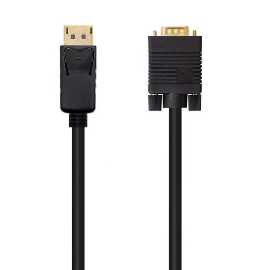 Nanocable Conversor DisplayPort para VGA 2M M/M Preto