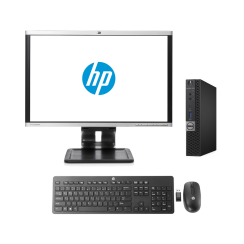 Mini Desktop Pack HP com monitor de 24", teclado e rato
