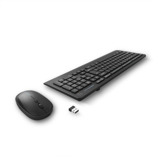 Pack Teclado + Rato Energy System Office Set 3 Silenciosos Sem Fios Wireless, Novo