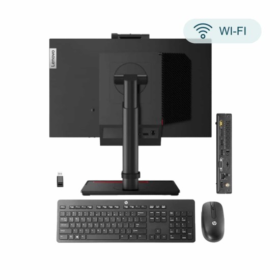 Pack Lenovo AIO Tiny i5 21,5" + Teclado e Rato HP