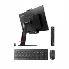 Pack Lenovo AIO Tiny i5 21,5" + Teclado sem fios HP 