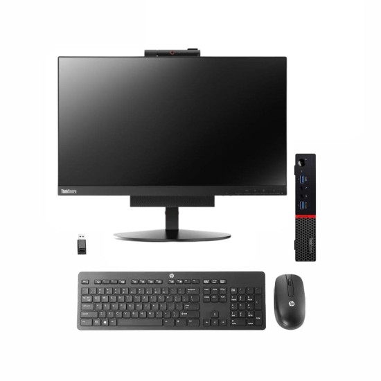 Pack Lenovo AIO Tiny i7 + Monitor 21,5" + Teclado HP