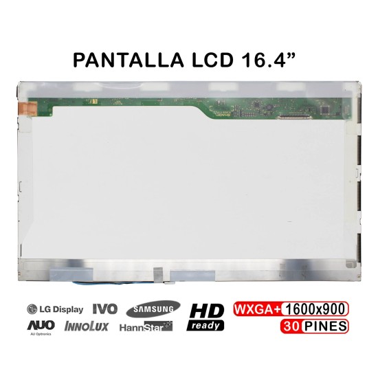 TELA LCD DE 16,4" PARA NOTEBOOK LQ164D1LD4A SHARP SOMENTE