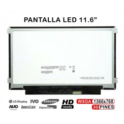 TELA LED DE 11,6" PARA PORTÁTIL B116XTN02.1 N116BGE-EA2 B116XTN01.0