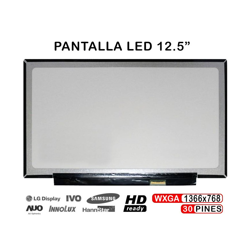 ECRÃ LED DE 12,5" PARA PORTÁTIL LENOVO THINKPAD X240 X240S 0C00318 HB125WX1-200