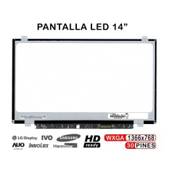 TELA LED DE 14" PARA NOTEBOOK N140BGE-E33 EDP HD LED SLIM DE 30 PINOS