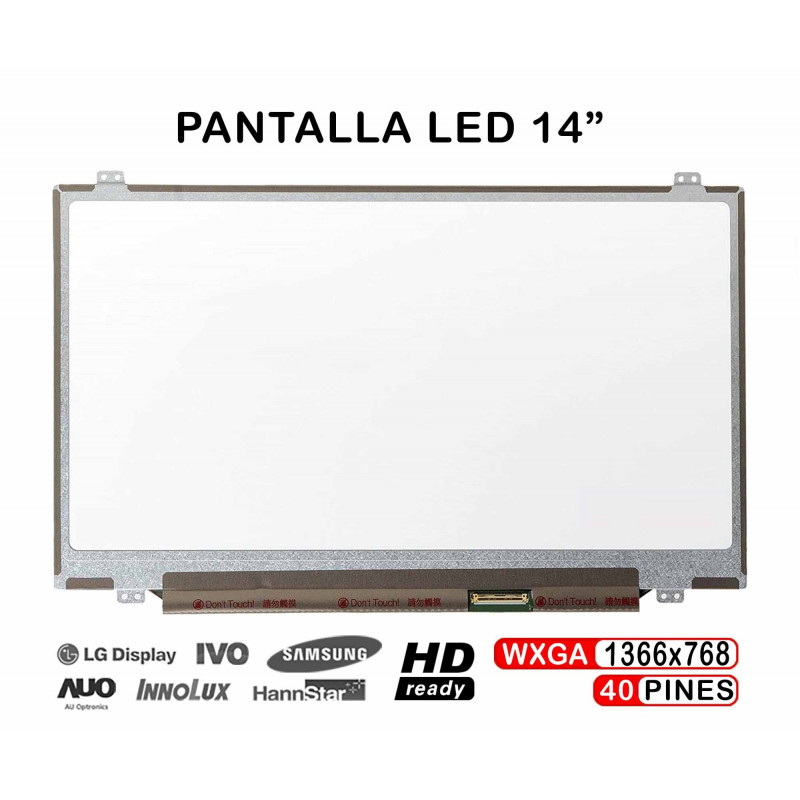 ECRÃ LED DE 14" PARA PORTÁTIL N140BGE-L42