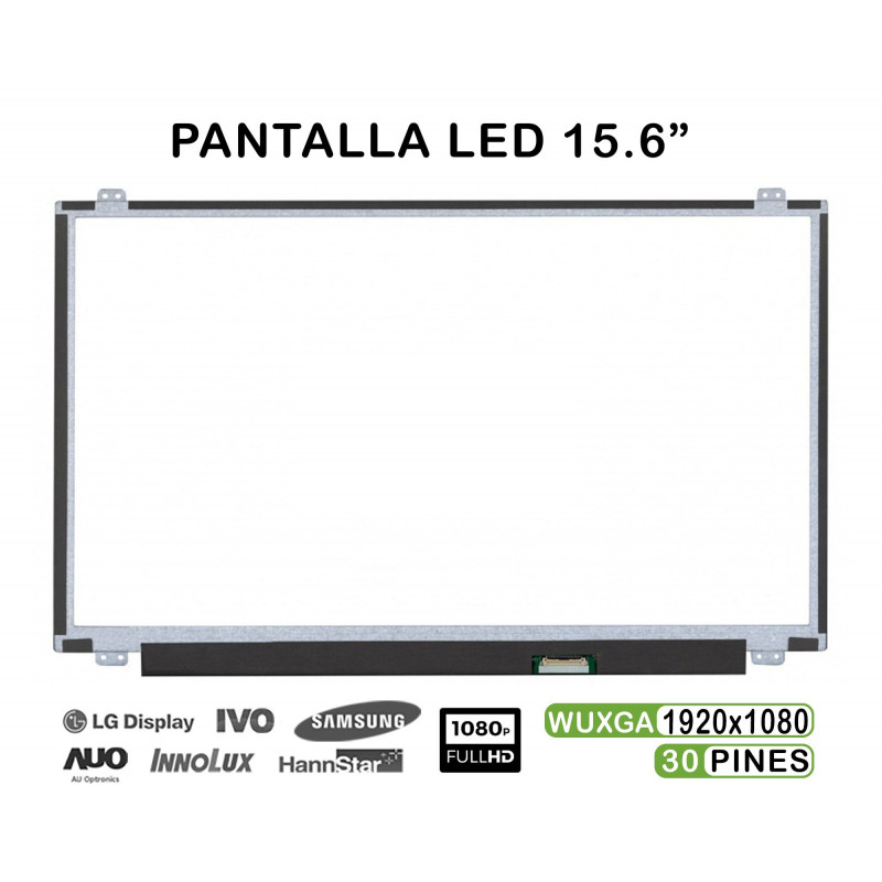 TELA LED DE 15,6" FULL HD LP156WF4 (SP)(B1) LP156WF4-SPB1 LP156WF6