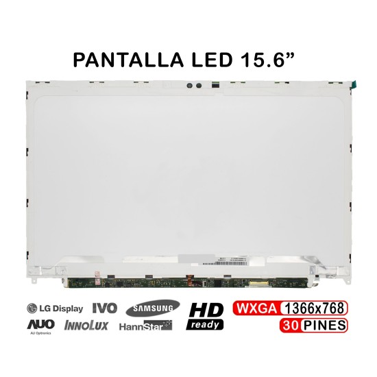 TELA LED DE 15,6" PARA NOTEBOOK ACER ASPIRE M5-581 M5-581G M5-581T M5-581TG F2156WH6-A20AG1-A