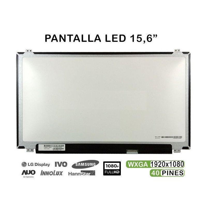 TELA LED DE 15,6" PARA NOTEBOOK LP156WF4 40 PINOS FHD