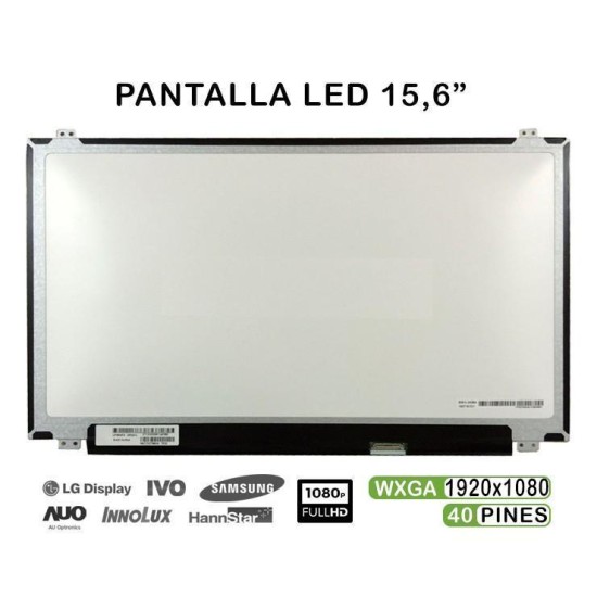 TELA LED DE 15,6" PARA NOTEBOOK LP156WF4 40 PINOS FHD
