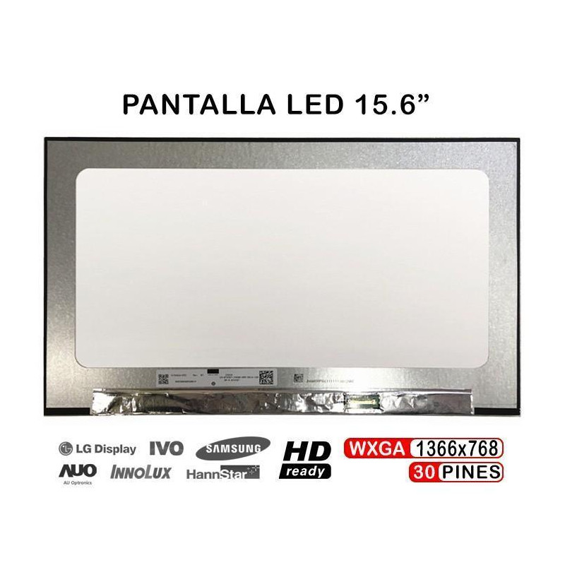 TELA LED DE 15,6" PARA NOTEBOOK N156BGA-E53 REV B2