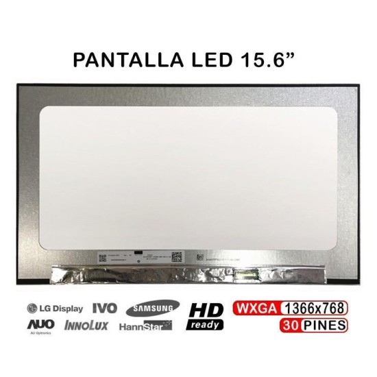 TELA LED DE 15,6" PARA NOTEBOOK N156BGA-E53 REV B2